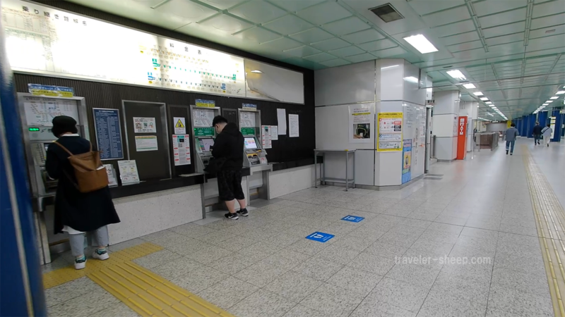 札幌市営地下鉄 東西線 新さっぽろ駅 切符売り場
